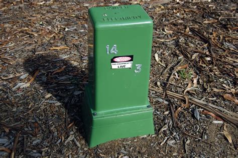 green electrical box looks like pool of oil|green electrical boxes dangerous.